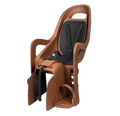 Porte-bébé Arrière Polisport Groovy CFS - Noir, Coussin Gris Foncé (22kg) - Neuf