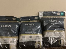 Gildan Mens Cotton Mid Rise Briefs 3 Pack Multi Color size XL 40-42 Lot Of 3