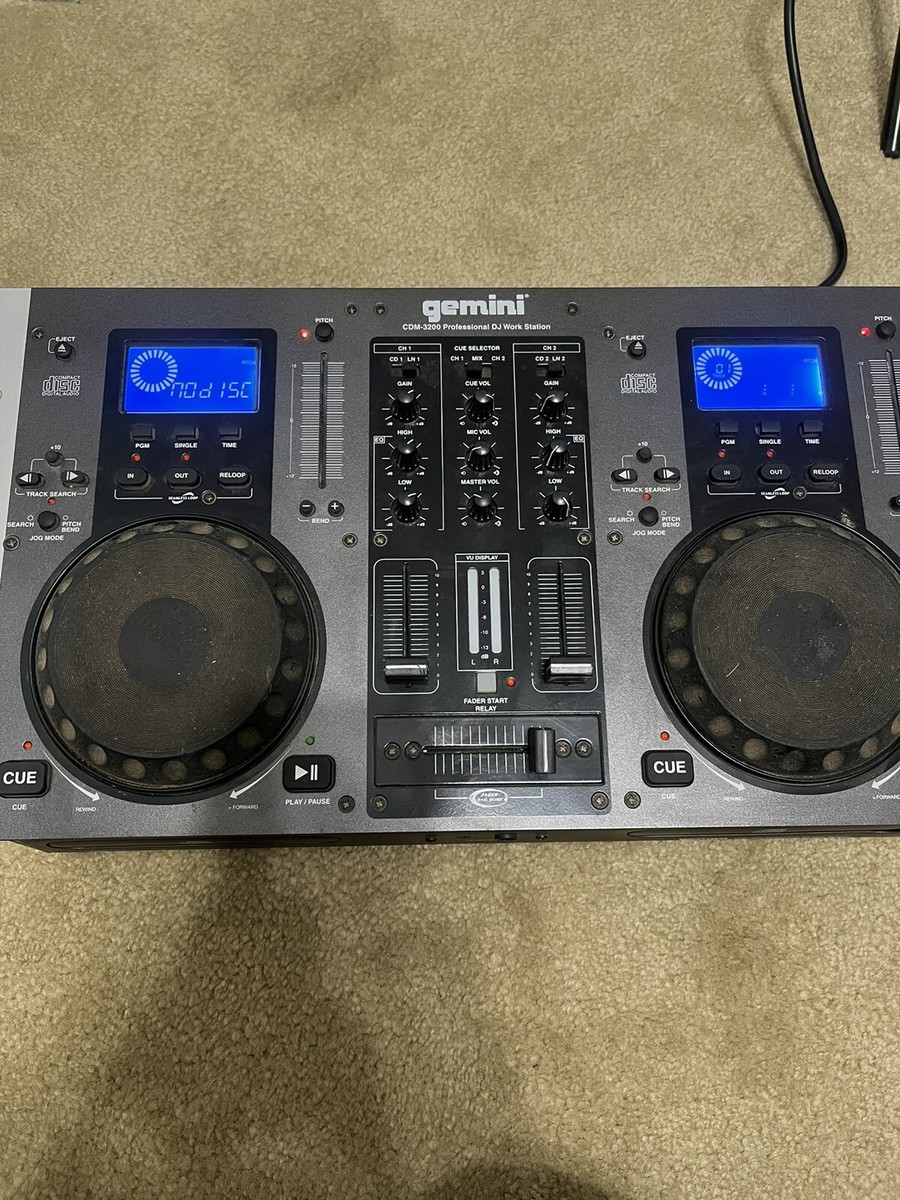gemini ＣＤＭ3200 professional DJ Gemini CDM-3200 Dual CD Mixing Console CDM-3200 B&H Photo Video