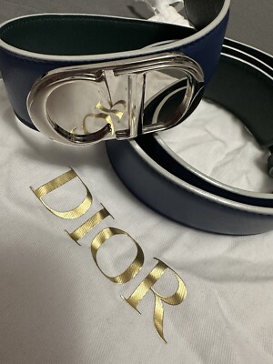 Christian Dior ベルト 65cm Saddle Reversible Belt Black and Biscuit Smooth Calfskin, 20 MM | DIOR