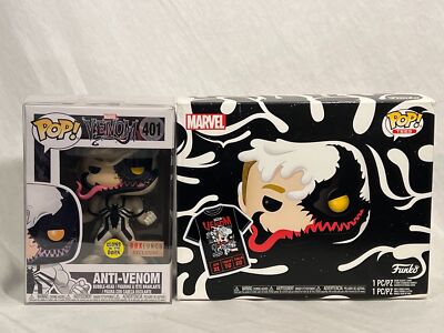 Funko POP! Marvel Anti-Venom #401 GITD Box Lunch Exclusive Open