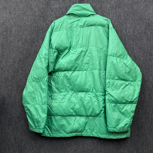 Vintage North Face Puffer Down Jacket Green Brown Label USA 70s 80s Rare Mens L - Picture 20 of 21