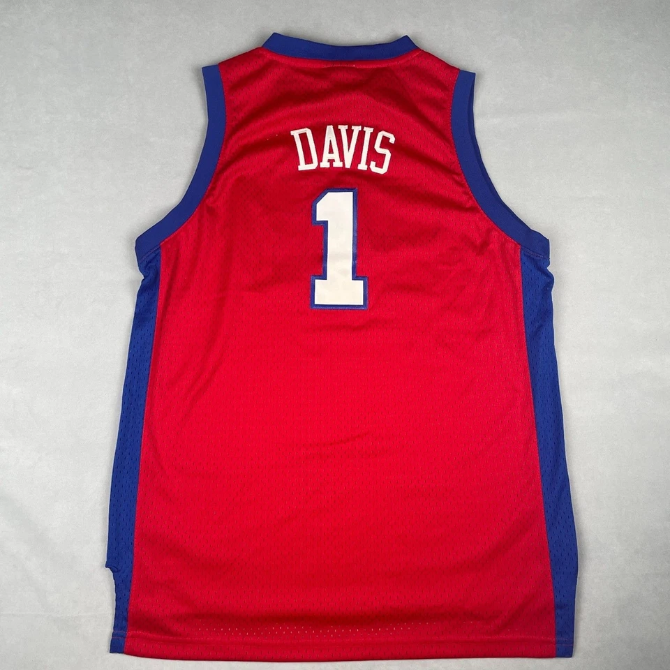 Adidas LA Clippers Swingman Basketball Jersey Baron Davis Youth XL Red Blue NWT - Image 2 of 4