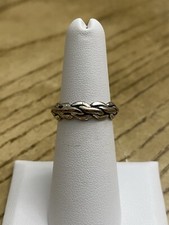 Wheeler Manufacturing Sterling Silver 925 Designer Signed Band Ring Size 5.75