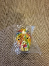 Gold Mask Face XLG Necklace Mardi Gras Bead