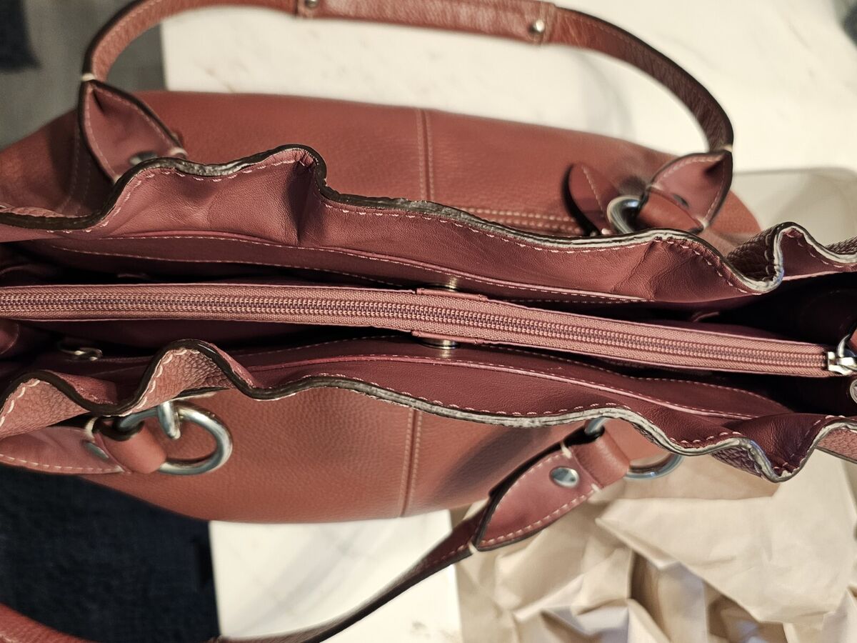 Coach Penelope Pebbled Leather Satchel Mauve Vintage No Coach Penelope Pebbled Leather Satchel Mauve Vintage No