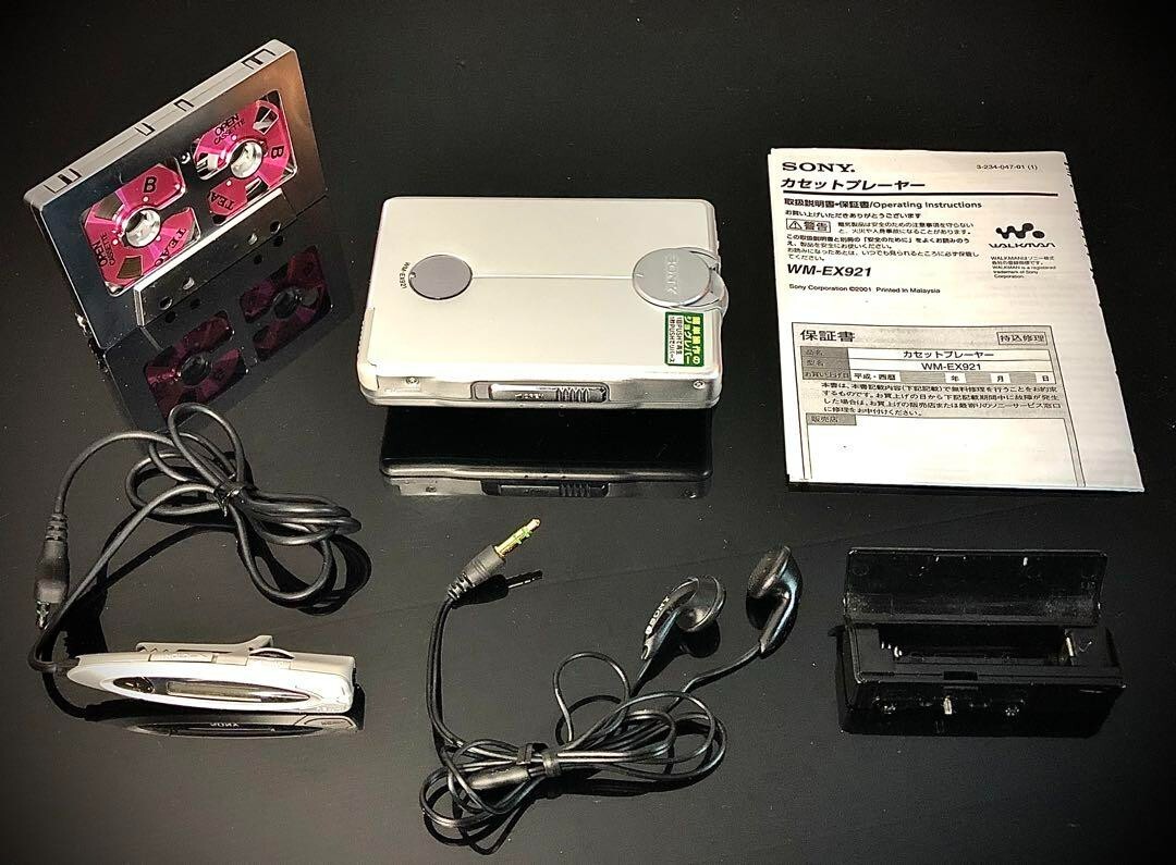 Sony WALKMAN cassette player WM-EX921 operation confirmed from Japan Excellent