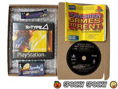 R Type Delta PS1 Rental - UK PAL sehr guter Zustand CIB - hochwertige Verpackung - Sendungsverfolgung