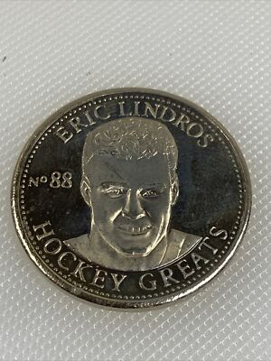 Eric Lindros No. 88 1996-1997 NHLPA Hockey Greats Collection Coin