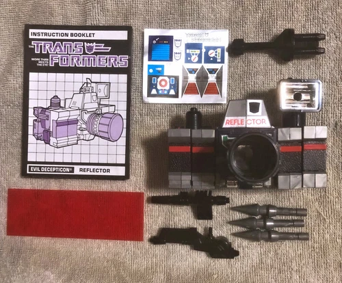 Transformers G1 Vintage Reflector C-9.5! Complete Decepticon Toy Robot Refraktor