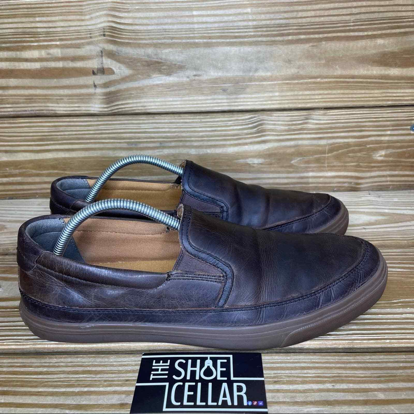 Cole Haan Mens 10.5 Ricta Brown Leather 