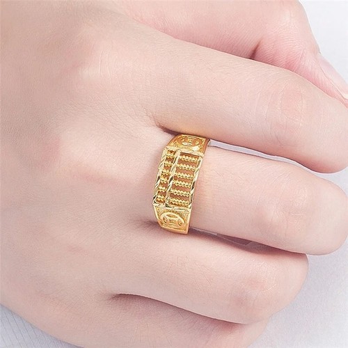Anello Prosperità Abaco Cerchio Regolabile Gioielli Regalo Donna Uomo Festa Matrimonio - Foto 11 di 13