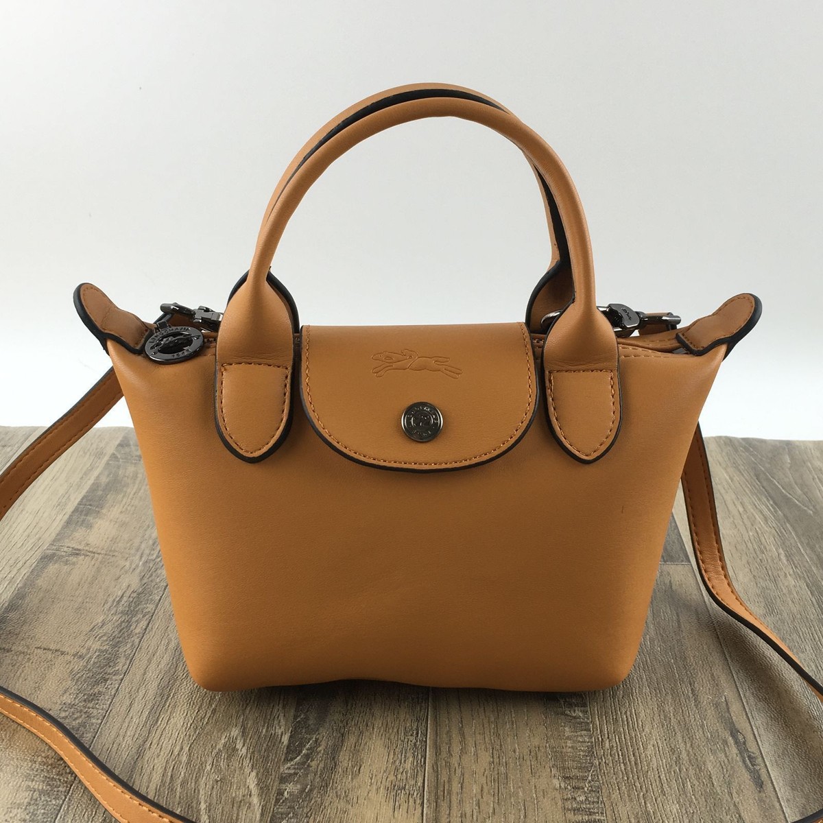 Longchamp Le Pliage Extra XS Top Handle Bag Cuir 4 Colors