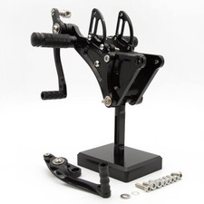 Fit Buell XB9S XB12S XB9R XB12R All year CNC Rearsets Footpeg Footrest Black