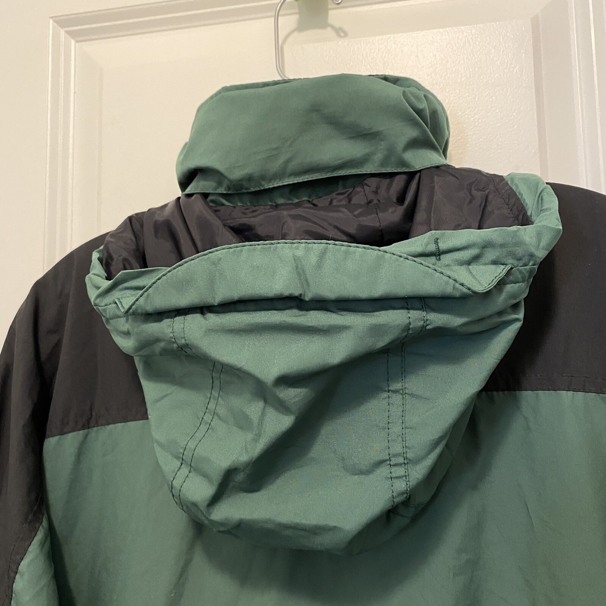 VTG 90s North Face Hydrenaline Green Rain Jacket Windbreaker Sz