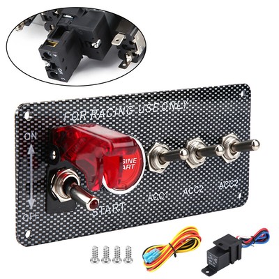 Motorstart Druckknopf Zündschalter Panel Zündung Switch Panel Für Racing Auto