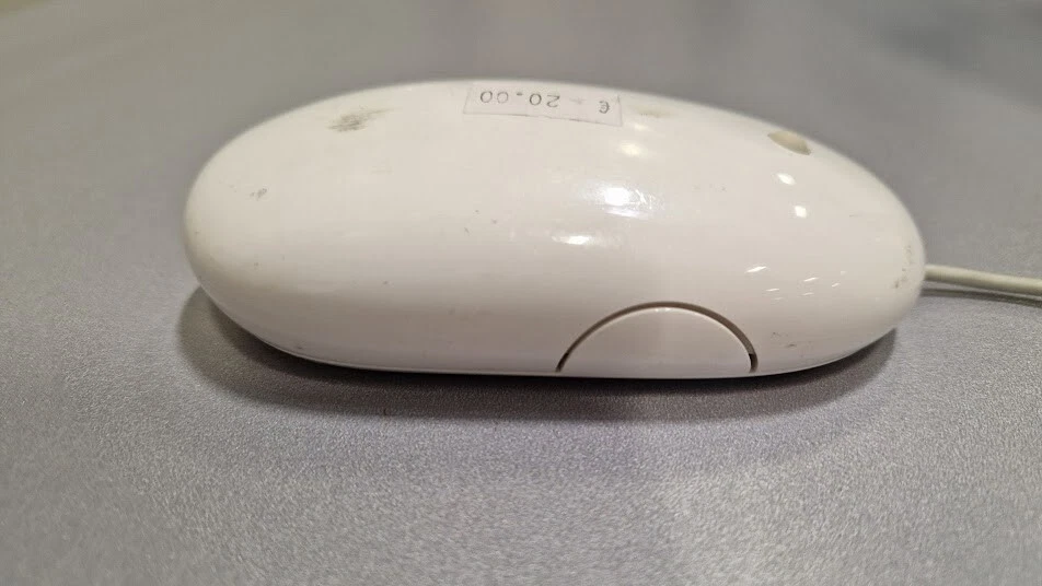 Apple Mighty Mouse A1152 USB Verkabelt Weiß Gebraucht Aktiv - Bild 2 von 4