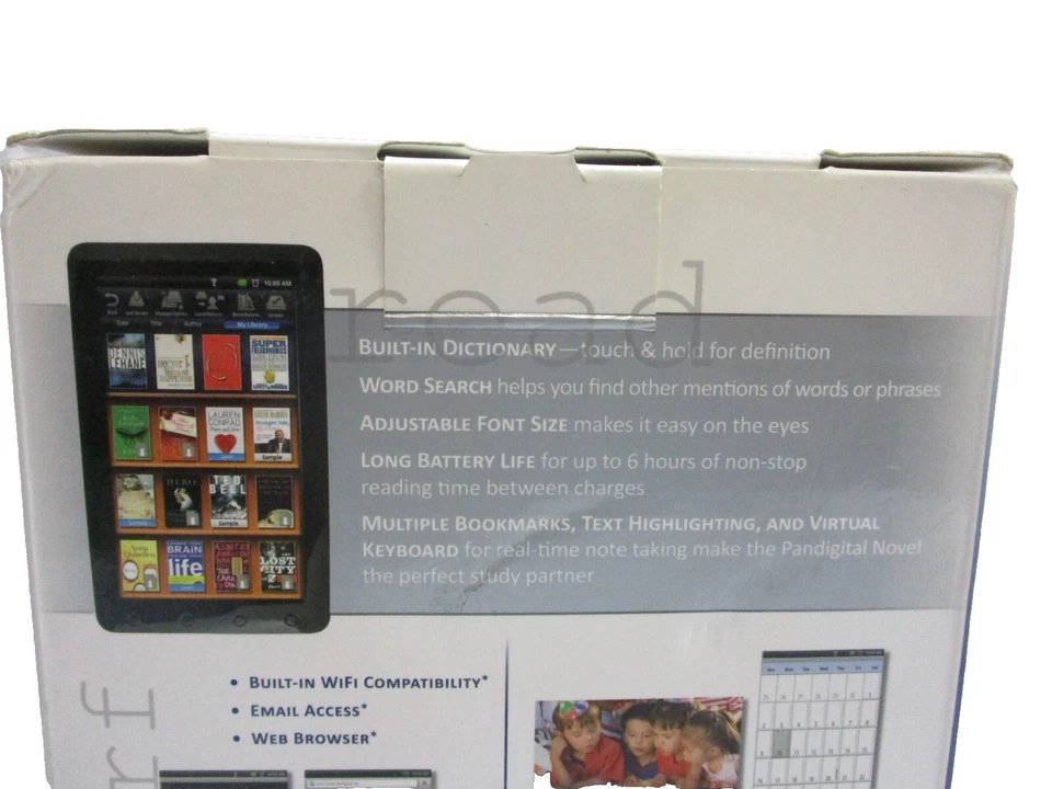 Pandigital Novel 9” Color LCD Multimedia eReader Tablet Barnes & Nobles R91L256 - Image 3 of 4