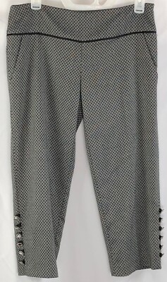 Vintage Rampage Pants 5 Blk Rhinestone Tapered 30