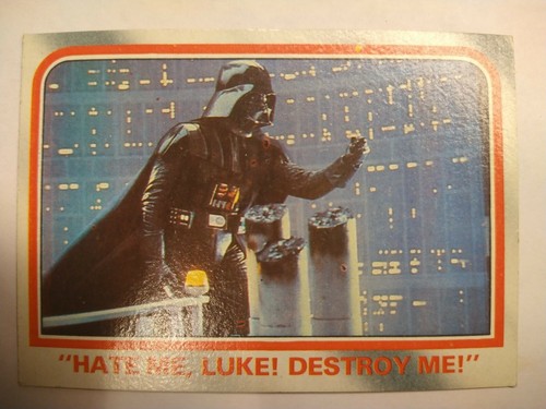 Hate Me Luke Destroy Me #115 1980 Star Wars: Empire Strikes Back card