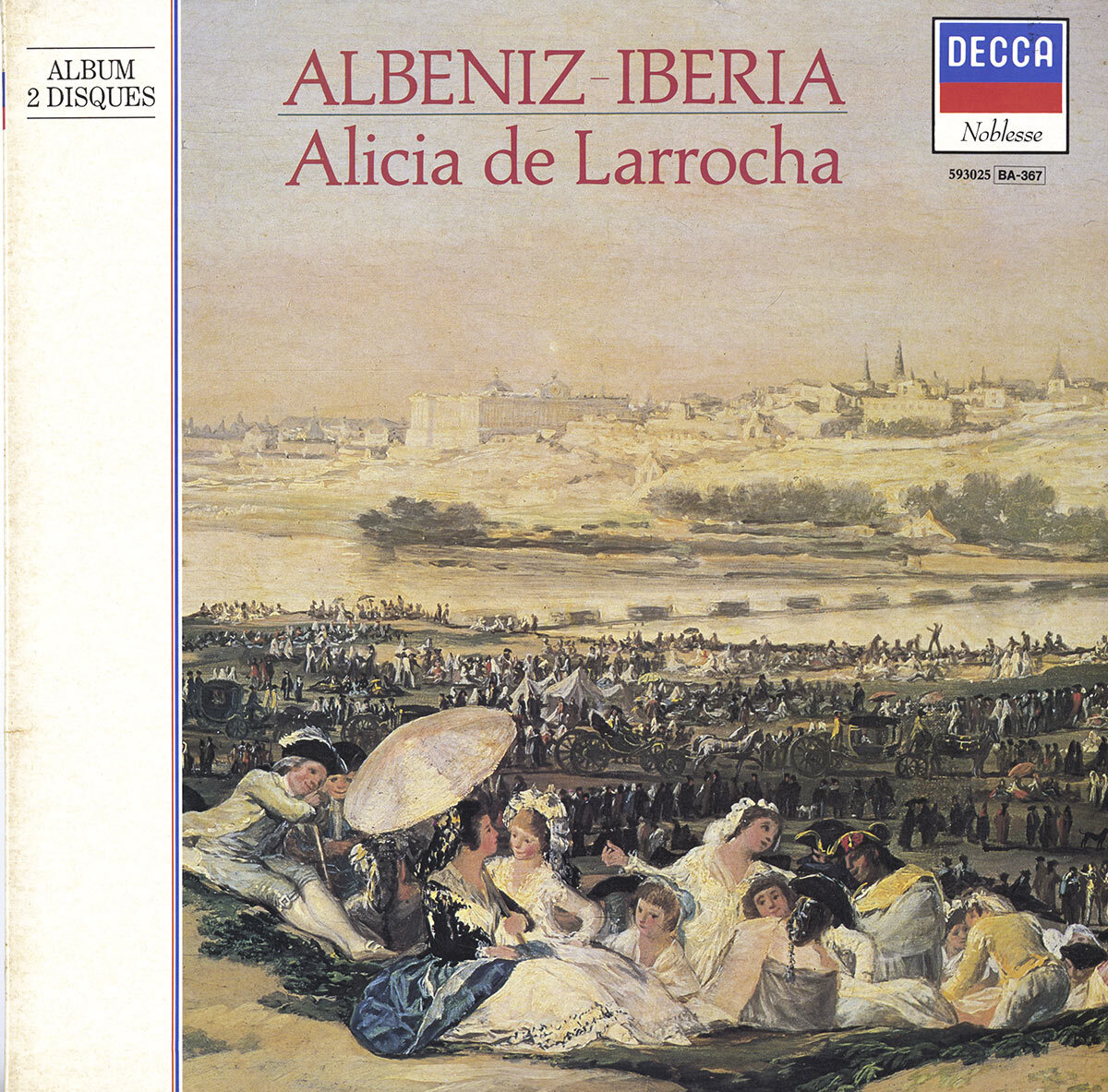 ALBENIZ/IBERIA <大型布装丁>SCHOTT LARROCHA Piano ALBENIZ Iberia (complete) Navarra DECCA