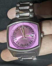 Orologio Donna Quadrato Acciaio Inox Diesel Quarzo Analogico Dz-5280 Quadrato