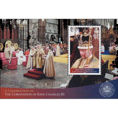 FR6785 - 2023 South Georgia Coronation of King Charles III Sheetlet
