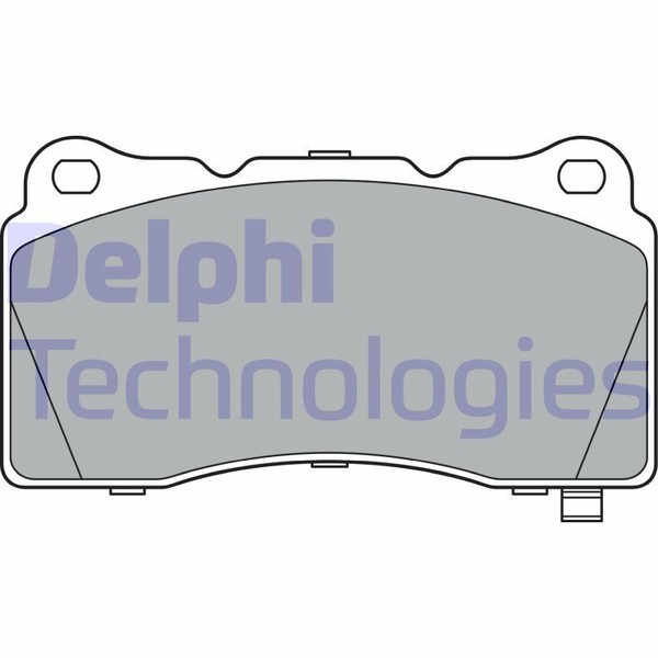 Delphi LP3362 Bremsbelagsatz, Scheibenbremse FüR Chevrolet Tesla-image