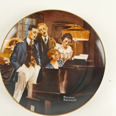 Edwin M.Knowles Norman Rockwell Sammelteller 1985 22 cm RT-1329