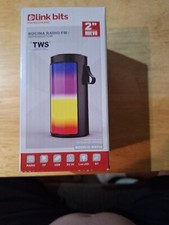 1 NEW Link bits Bluetooth Speaker with Radio. SD Card Slot/USB Port