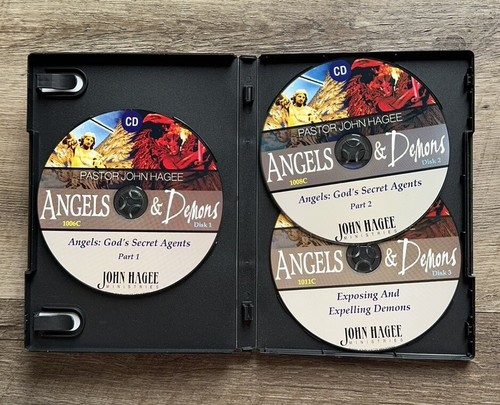 John Hagee - Angels & Demons (CD, 3-Disc Set) Teaching Christian Education RARE! - Picture 3 of 3