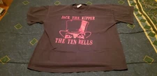 Jack The Ripper The Ten Bells Men's T-Shirt F.O.L. Screen Stars® Size XL Vintage