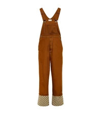 Authentic Men's Gucci Brown Canvas GG Monogram Overalls 717761 New $2600