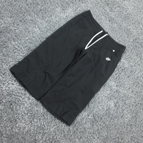 Pantalones Cortos Nike Para Mujer Pequeños (4-6) Negros Ropa Deportiva Cordón Cintura Elástica 29x16.5 - Imagen 2 de 22