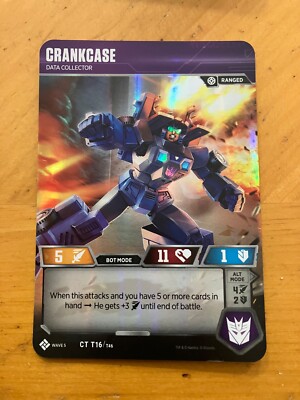 Transformers TCG Wave 5 Titan Masters Attack Crankcase CT T16