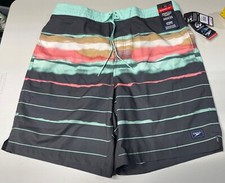 Speedo Eco Hydro Square Leg Swim Shorts XXL Volcanic Ash 4-Way Stretch UPF 50 B
