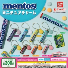 BANDAI Capsule Toy Gacha Mentos Miniature Charm All 9 Types complete