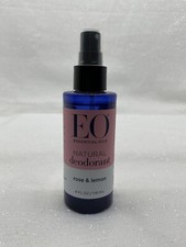 Essential Oils Organic Natural Deodorant ROSE  LEMON by EO Products 4 oz NEW