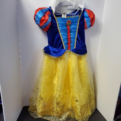 Disney Store Snow White Dress Costume Girls Size 5/6