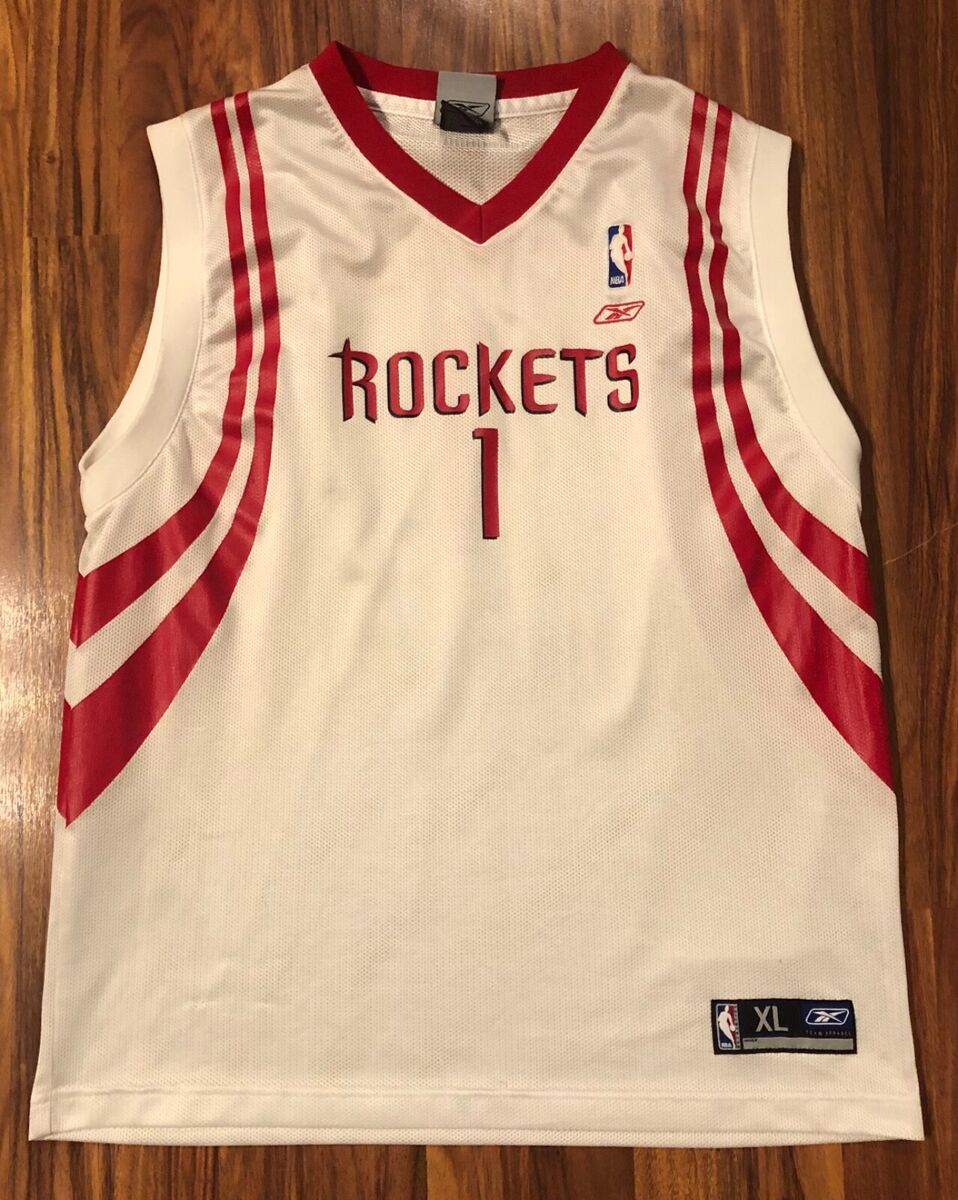 Vintage Reebok NBA Houston Rockets Tracy McGrady #1 Jersey Vintage Reebok NBA Houston Rockets Tracy McGrady #1 Jersey