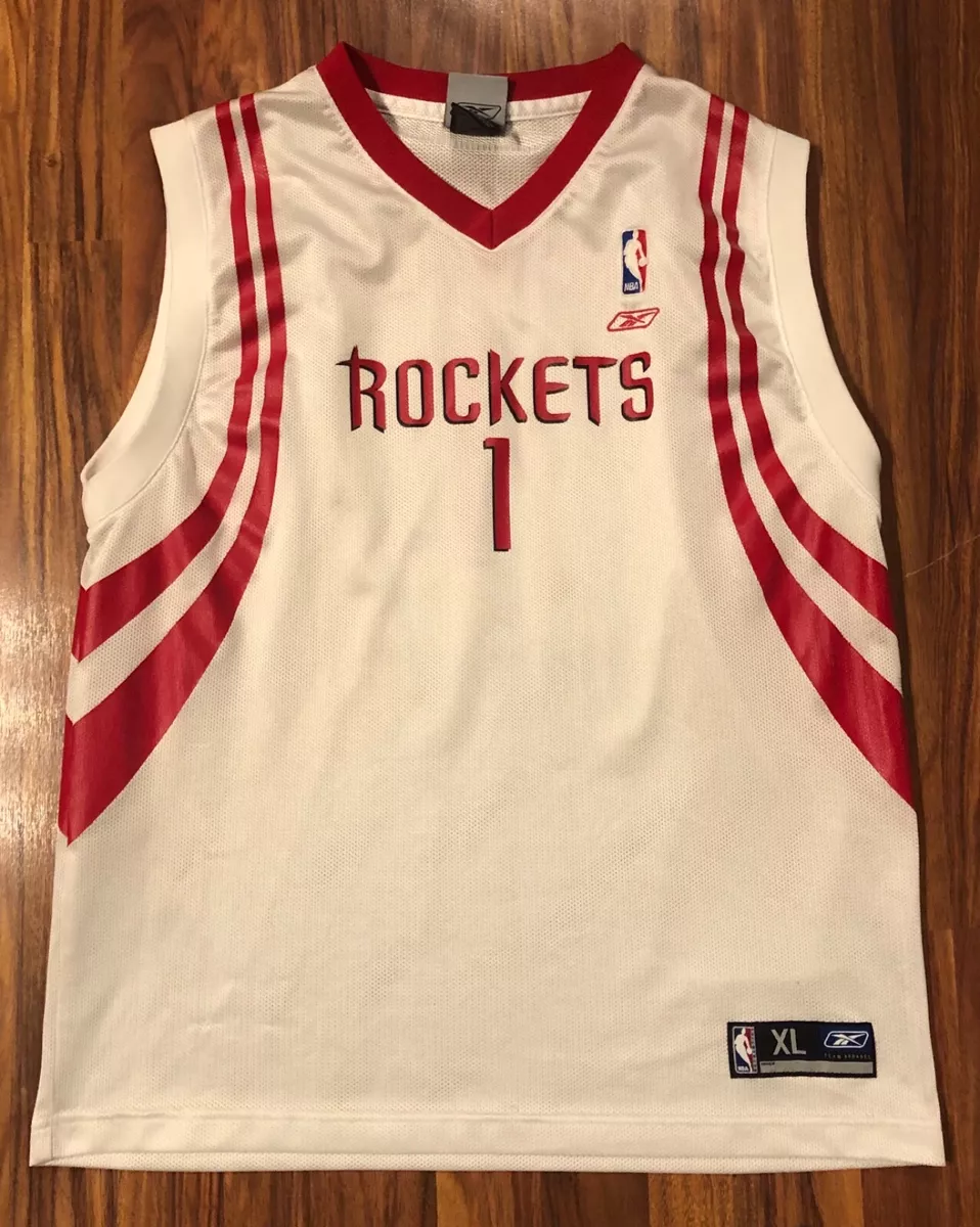 Houston Rockets Tracy McGrady #1 Vintage NBA Basketball Jersey XL RARE  REEBOK