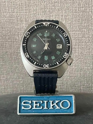 Seiko Vintage 1968 6105-8000 Second Diver Unpolished Case Rare Auto