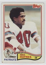 1982 Topps Mike Haynes #153 HOF 0m3l
