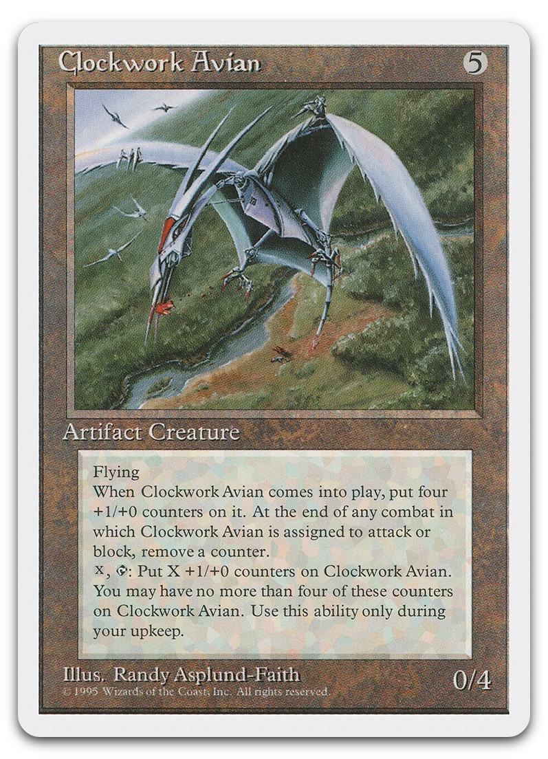Clockwork Avian (LP) Fourth Edition 4ED Magic MTG