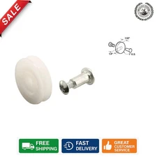 Durable Nylon Screen Door Rollers, 1 In. Diameter - 2 Pack for Smooth Operation