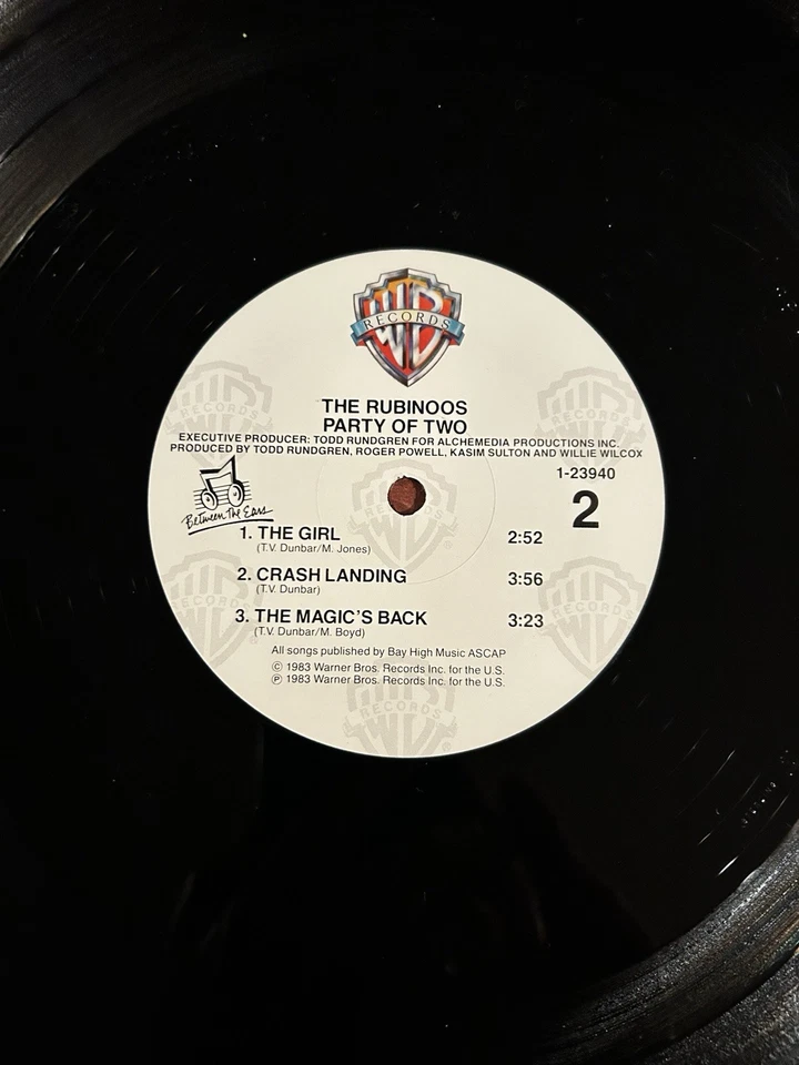 Rubinoos- -Party Of Two (1983,Todd Rundgren Produced) - Image 3 of 4