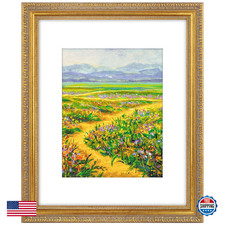 Golden State Art 16x20 Ornate Vintage Photo Frame 11x14 Mat Antique Gold