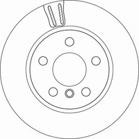 2Er Set Bremsscheiben TRW Automotive DF6715 BMW 34 11 6 861 649 34 11 6 866 293