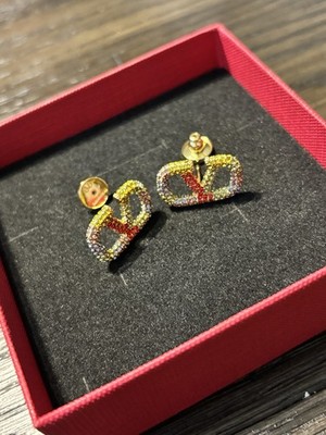 Valentino VLogo Signature - Crystal Earrings
