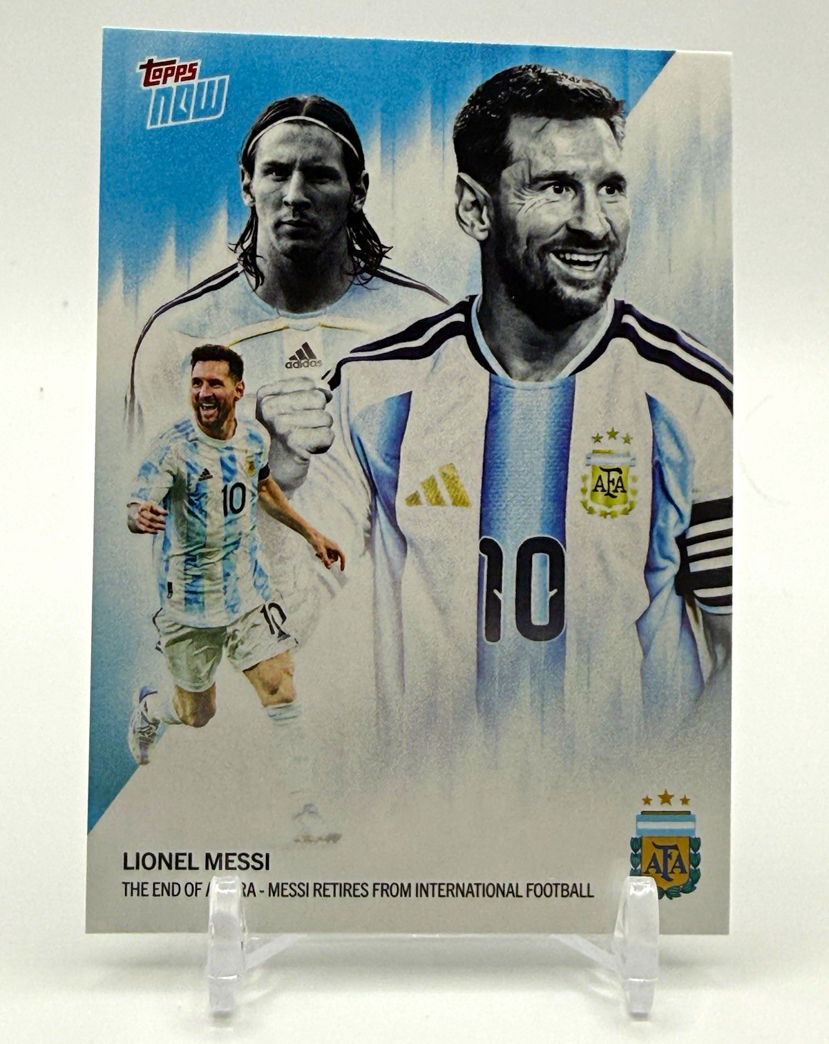 2026 Topps NOW Lionel Messi #001 Argentina Retirement End of an Era 🔥